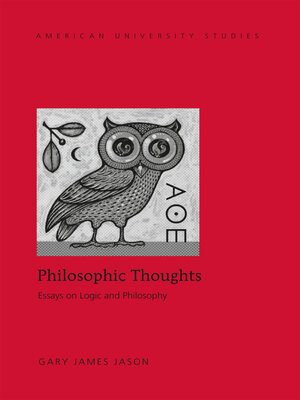 cover image of Philosophic Thoughts